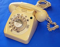 GPO 8746G cream hotel rotary dial telephone