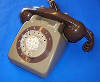 GPO 706 Two-tone grey rotary dial telephone