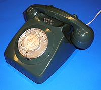 GPO 746F Concord Blue rotary dial telephone